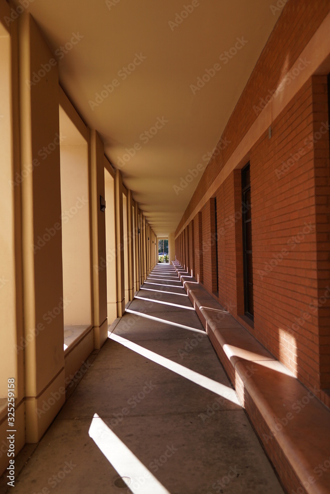 corridor in modern building