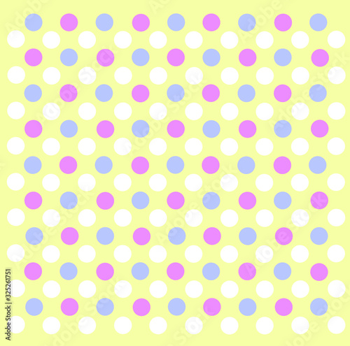 yellow pink violet dot wallpaper 