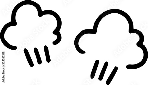 Variation of handwritten anger mark