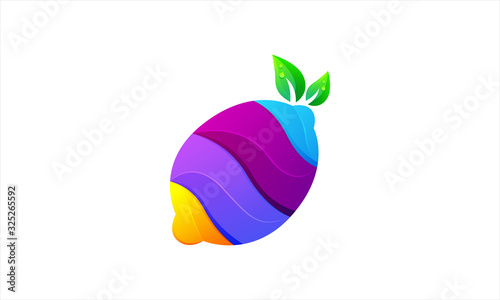 Juice Modern Gradient Colorful Logo