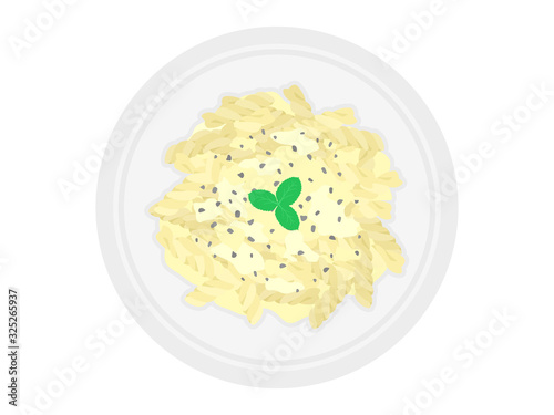 チーズのクリームペンネ