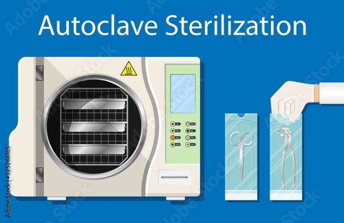 Autoclave sterilization machine medical clean