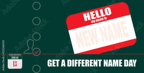 Postcard Get Different Name Day
