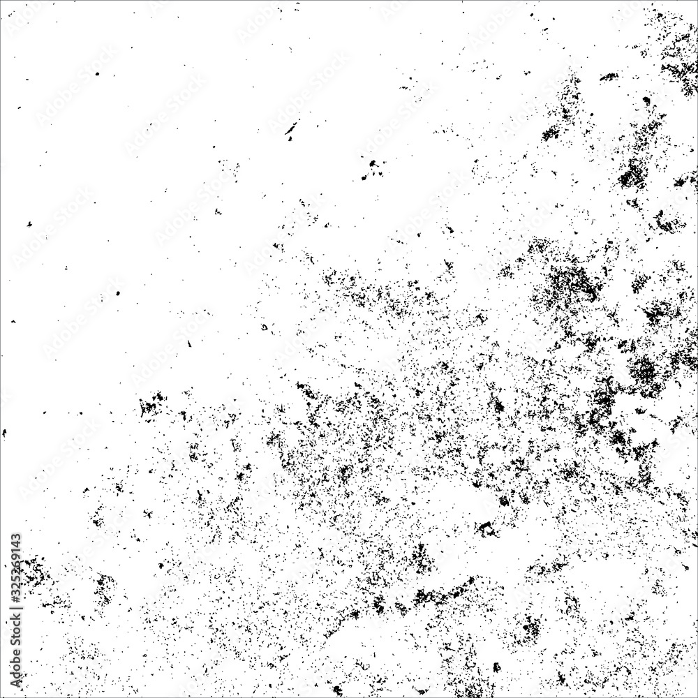 Vector abstract grunge black and white background.
