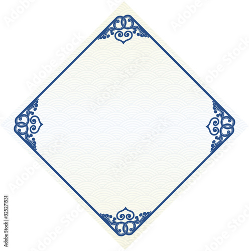 Traditional Chinese Blue Porcelain And White Jade Colors Background