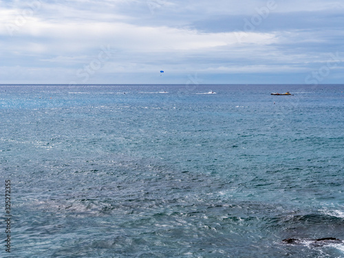 Seascape from Kailua-Kona on the Big Island of Hawaii. 