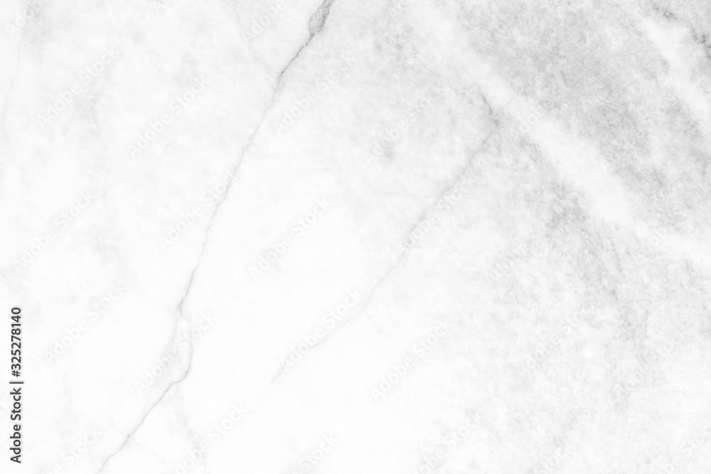 White marble texture with natural pattern for background or design art work	