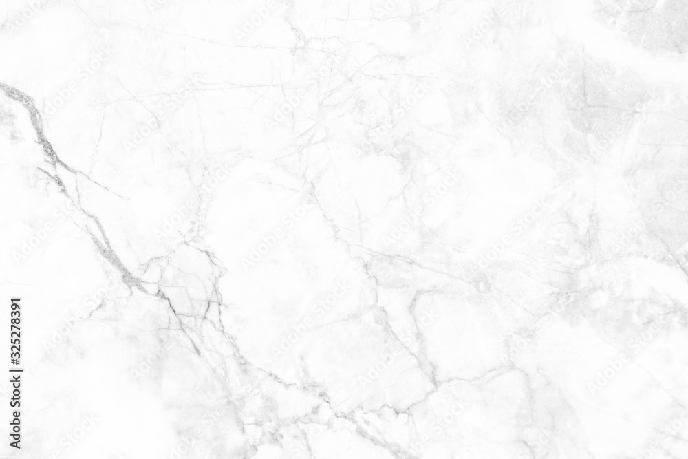 White marble texture with natural pattern for background or design art work	