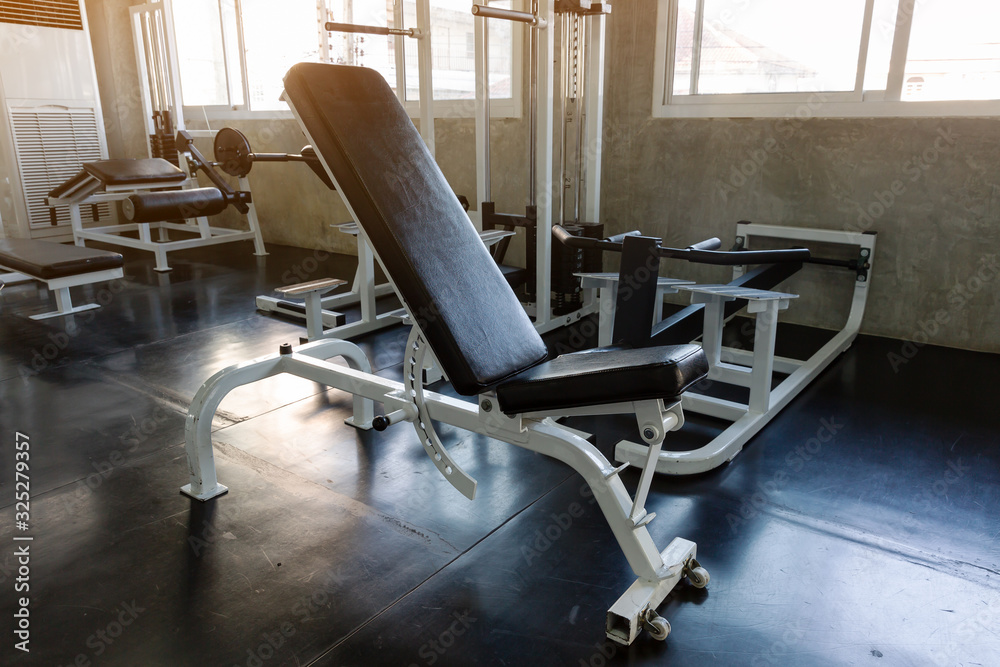 Fototapeta premium Sports equipment in the fitness.
