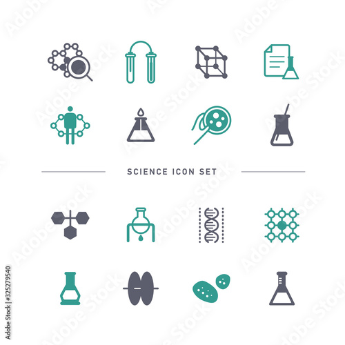 SCIENCE ICON SET