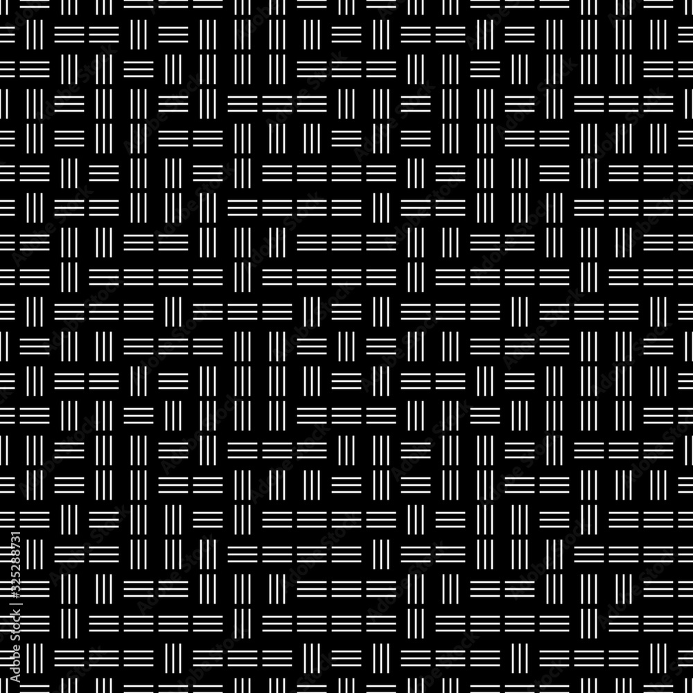 Fototapeta Seamless pattern with horizontal and vertical white segments