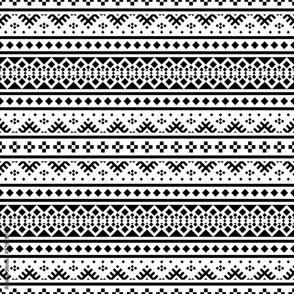Tribal ethnic vector texture. Seamless striped pattern in Aztec style Tribal ethnic vector texture. Seamless striped pattern in Aztec style
