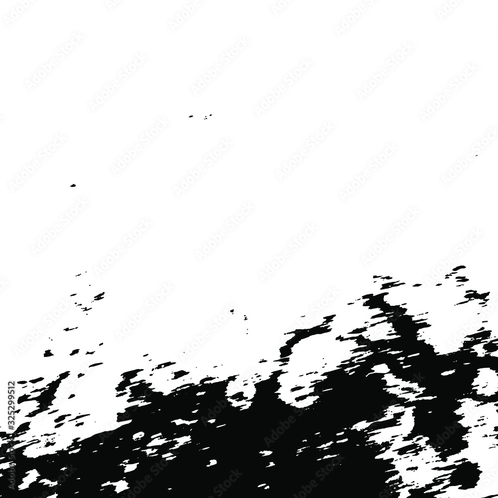 Naklejka premium Vector grunge texture. Black and white abstract background. Eps10