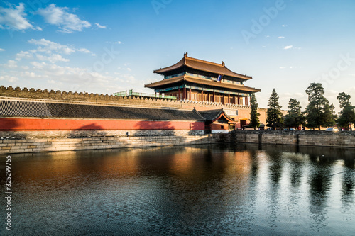 Scene of the Forbidden City in Beijing  China