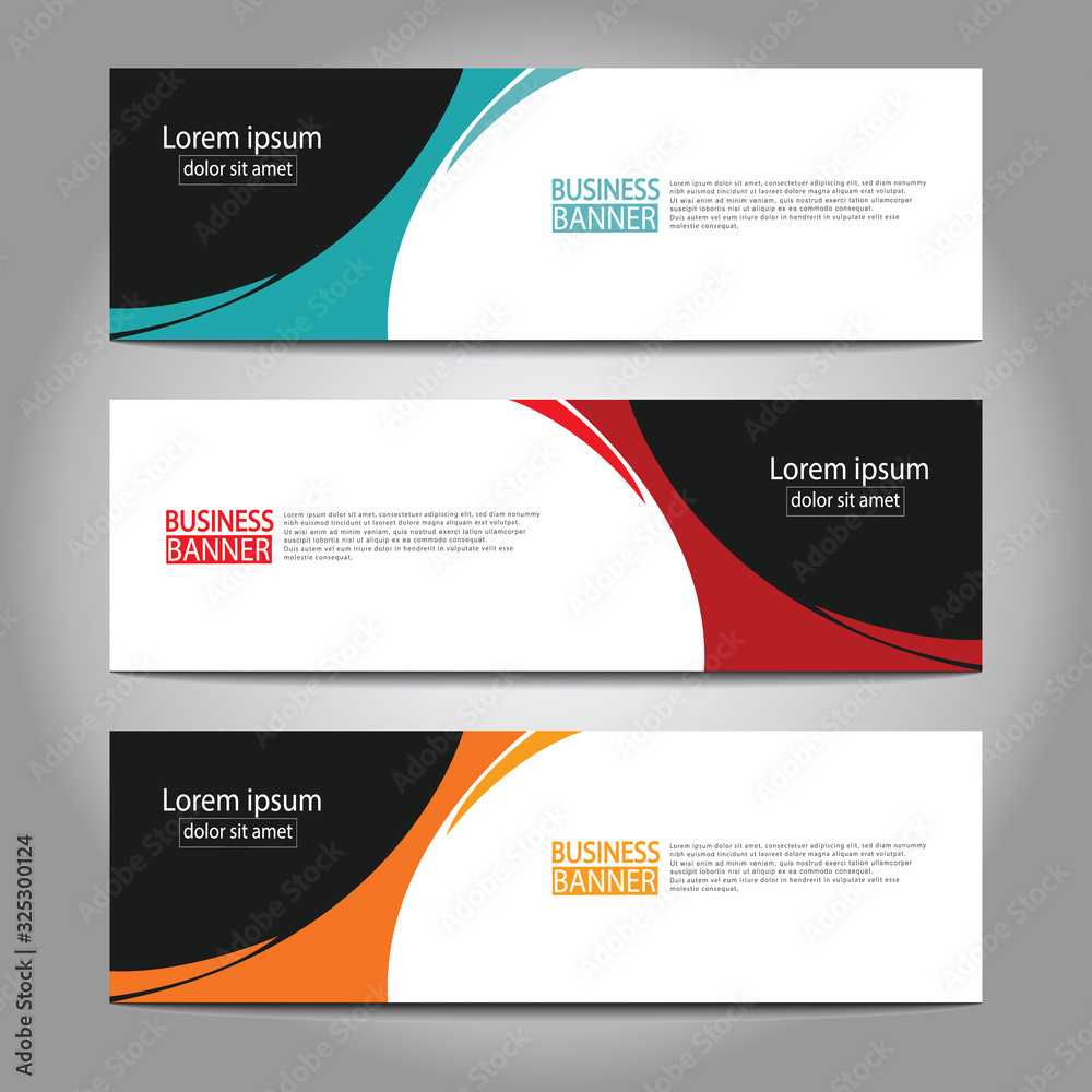 Abstract business banner template design.vector illustration. Abstract business banner template design.vector illustration.