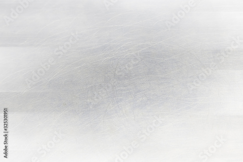 abstract light scratch background / white scratch damage, industrial wall material © kichigin19