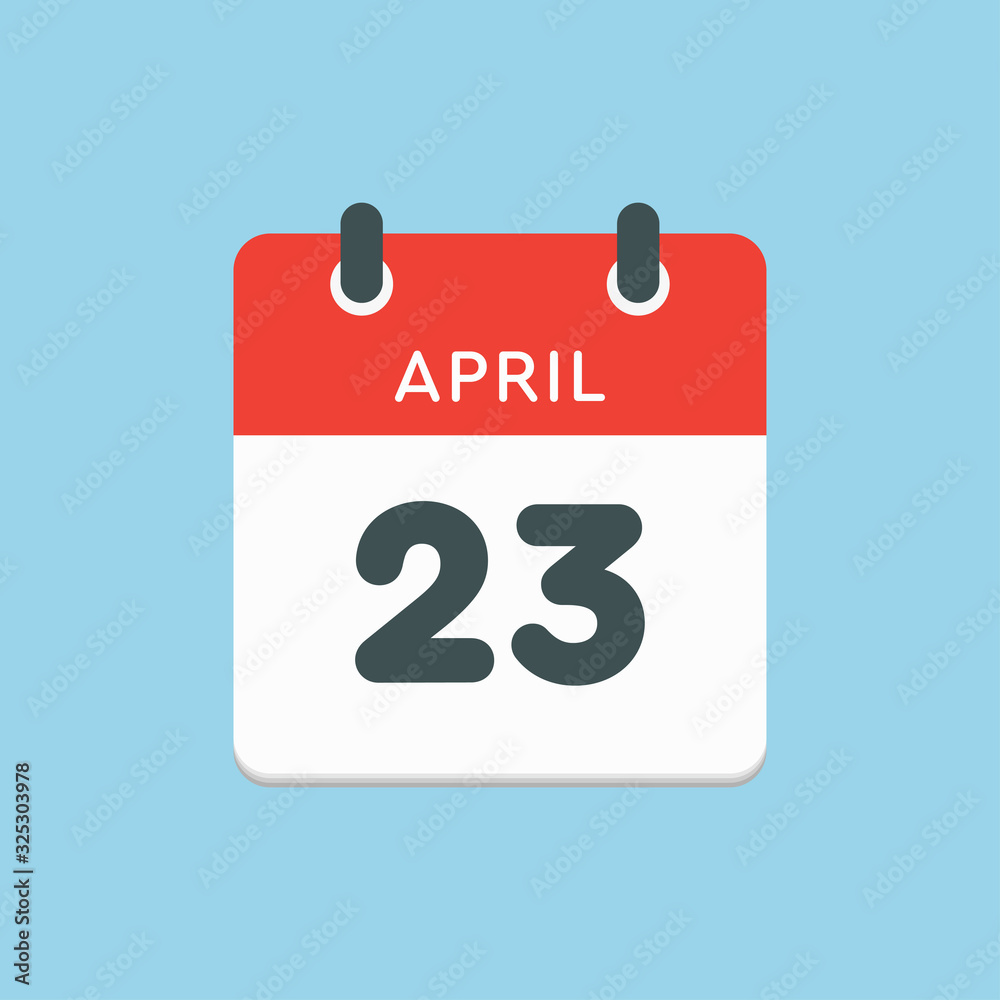 Calendar day 23 April, days of the year Calendar day 23 April, days of the year