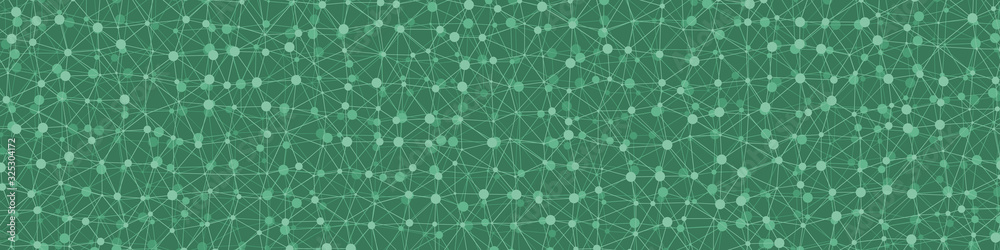 Fototapeta premium Abstract Low Polygon Mesh Generative Art background illustration