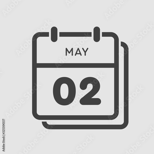Calendar day 2 May, days of the year