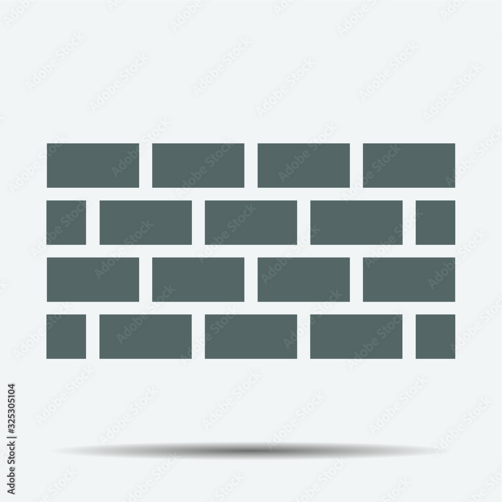 Bricks Icon illustration isolated vector sign symbol Bricks Icon illustration isolated vector sign symbol