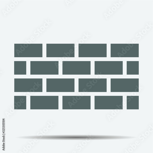 Bricks Icon illustration isolated vector sign symbol
