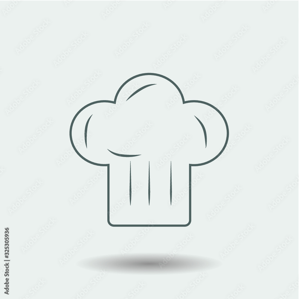 cook cap, vector desing