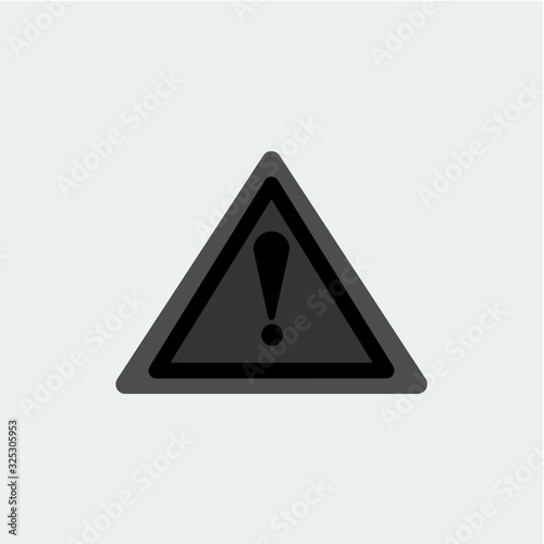 danger warning icon, vector desing