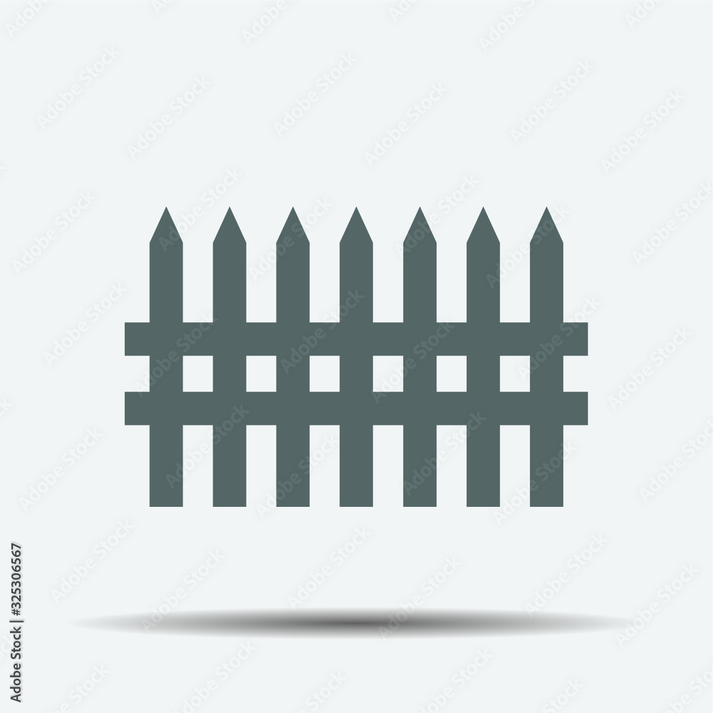 fence icon, vector desing