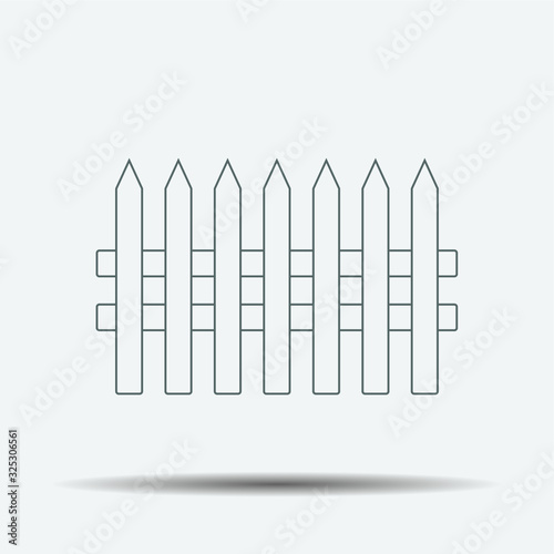 fence icon  vector desing