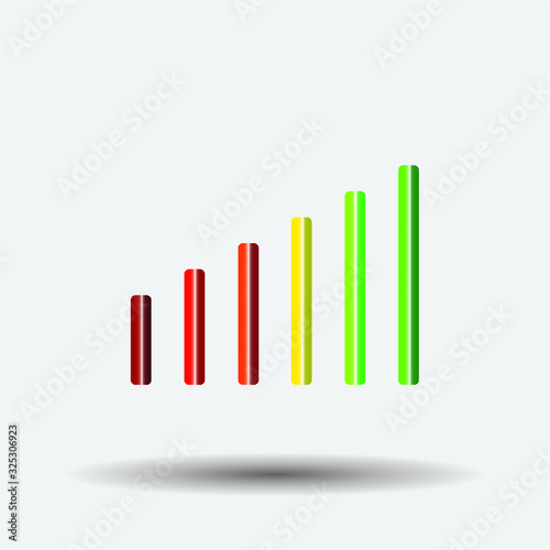 Growth icon illustration isolated vector sign symbol