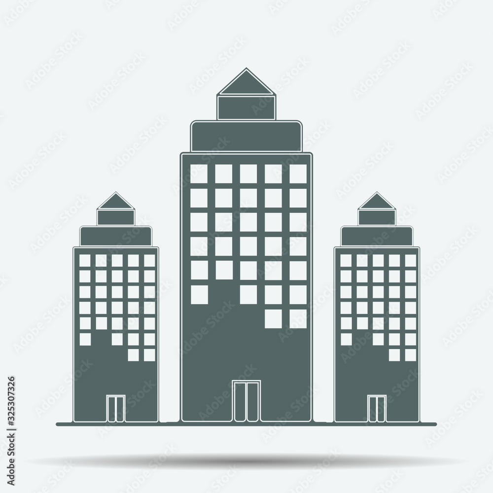 Hotel Icon illustration isolated vector sign symbol