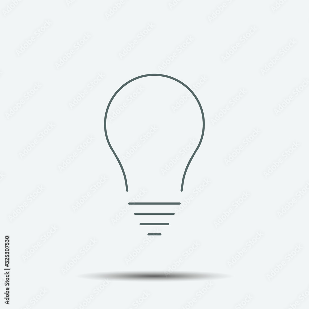 Lightbulb Icon illustration isolated vector sign symbol Lightbulb Icon illustration isolated vector sign symbol