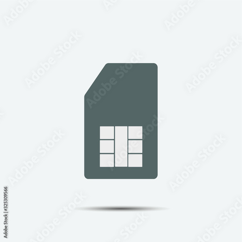 Sim card icon, Vector design