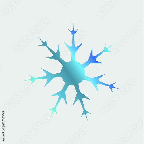 snowflake icon, vector desing  T