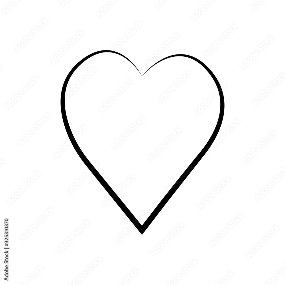 outline hand drawn heart icon.Vector heart collection. Illustration for your graphic design. outline hand drawn heart icon.Vector heart collection. Illustration for your graphic design.