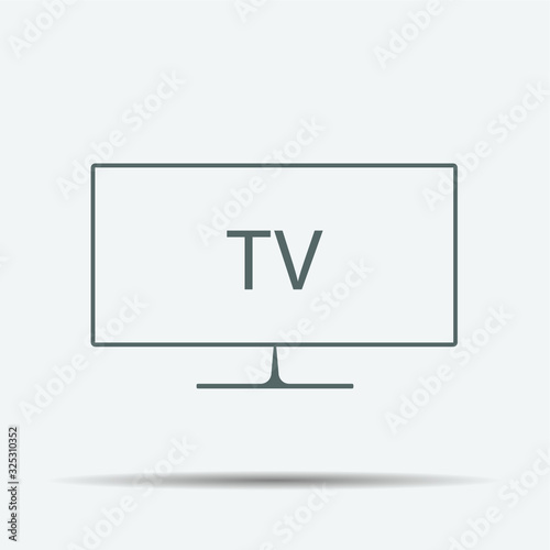 TV Icon illustration isolated vector sign symbol