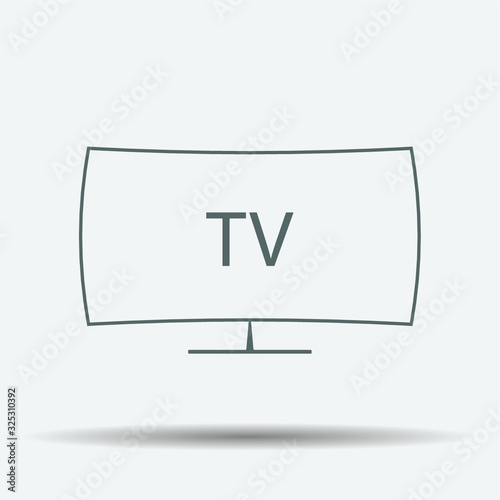 TV Icon illustration isolated vector sign symbol