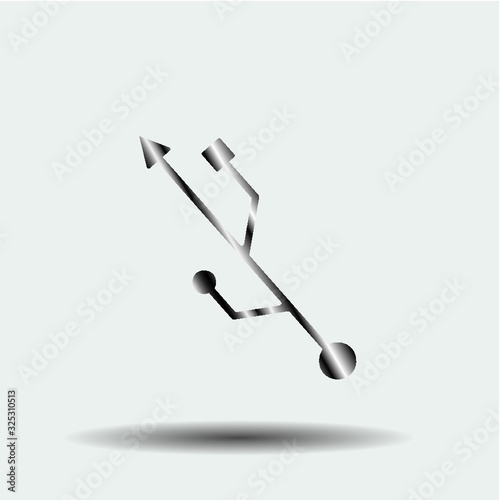 Usb Icon illustration isolated vector sign symbol