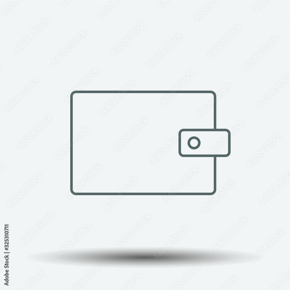 Wallet Icon illustration isolated vector sign symbol Wallet Icon illustration isolated vector sign symbol