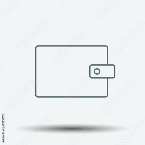 Wallet Icon illustration isolated vector sign symbol