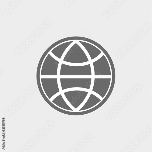 Globe Icon illustration isolated vector sign symbol