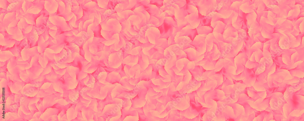 Vintage pink leaf pattern background