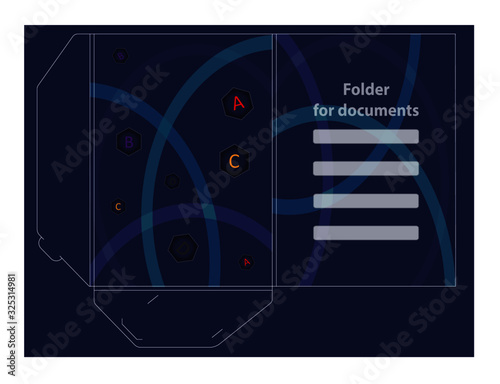 Folder for document A4