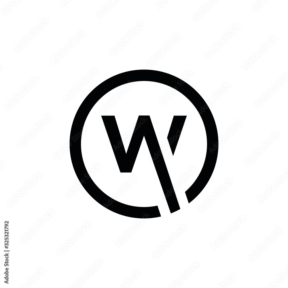 WW W initial letter logo design icone WW W initial letter logo design icone