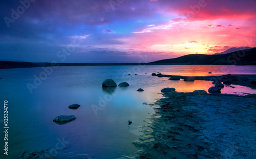 BEAUTIFUL WALTER LAKE IN DIFFERENT COLORS