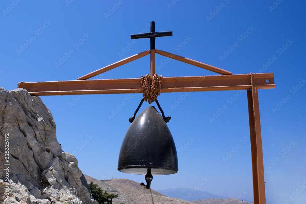 Bell Made From Shell An improvised church bell made out of the cone of a war time artillery ...