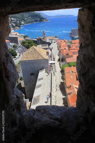 Obraz na płótnie Dubrovnik mury w salonie