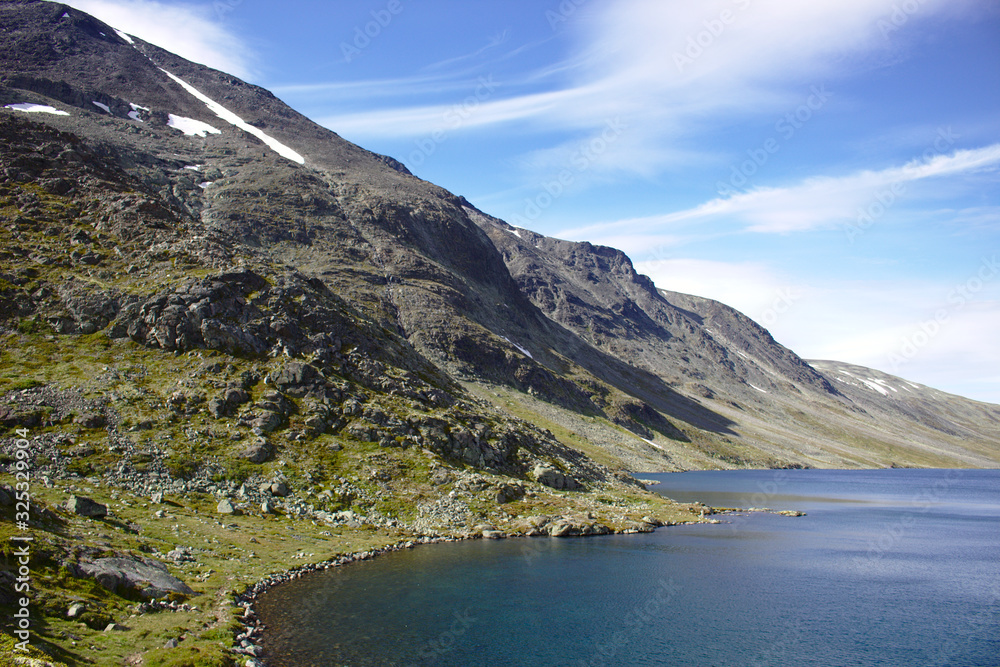 Obraz premium Jutenheimen Nationalpark Norwegen Landschaft Berge 