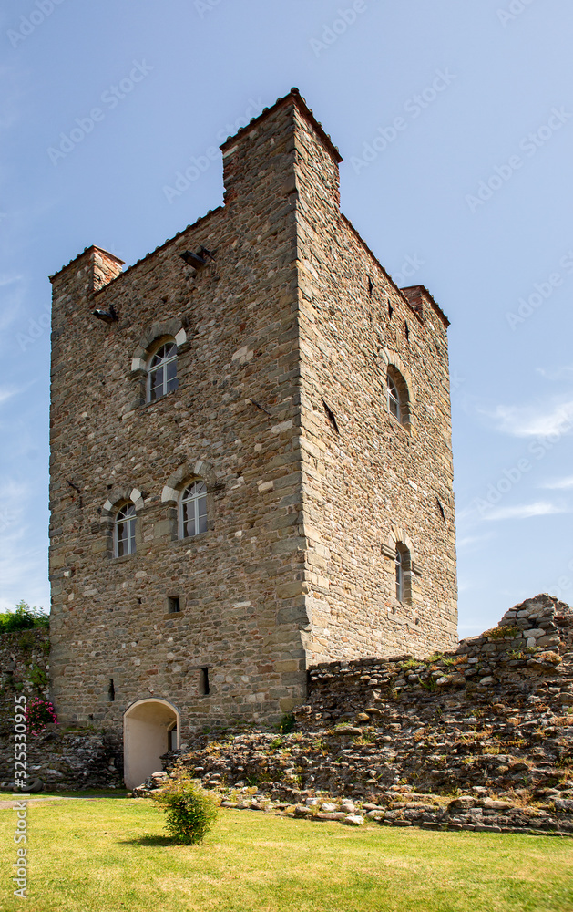 View of the Guard Tower hivizzano Castle