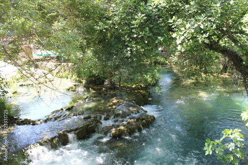 Obraz na płótnie Croatia Krka Waterfall w salonie